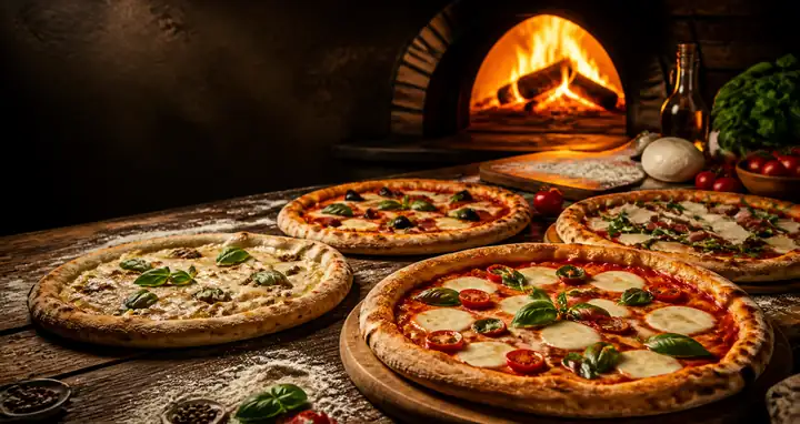 Pizzas artisanales de la carte Pinocchio